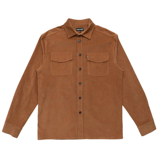 M Micro Cord Workers Shirt L/S Button-Up FA23