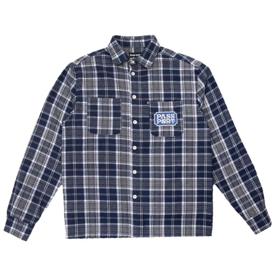 Yearbook Logo Workers Flannel L/S Top 2024