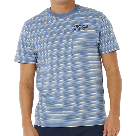 Pacific Rinse Stripe S/S T-Shirt