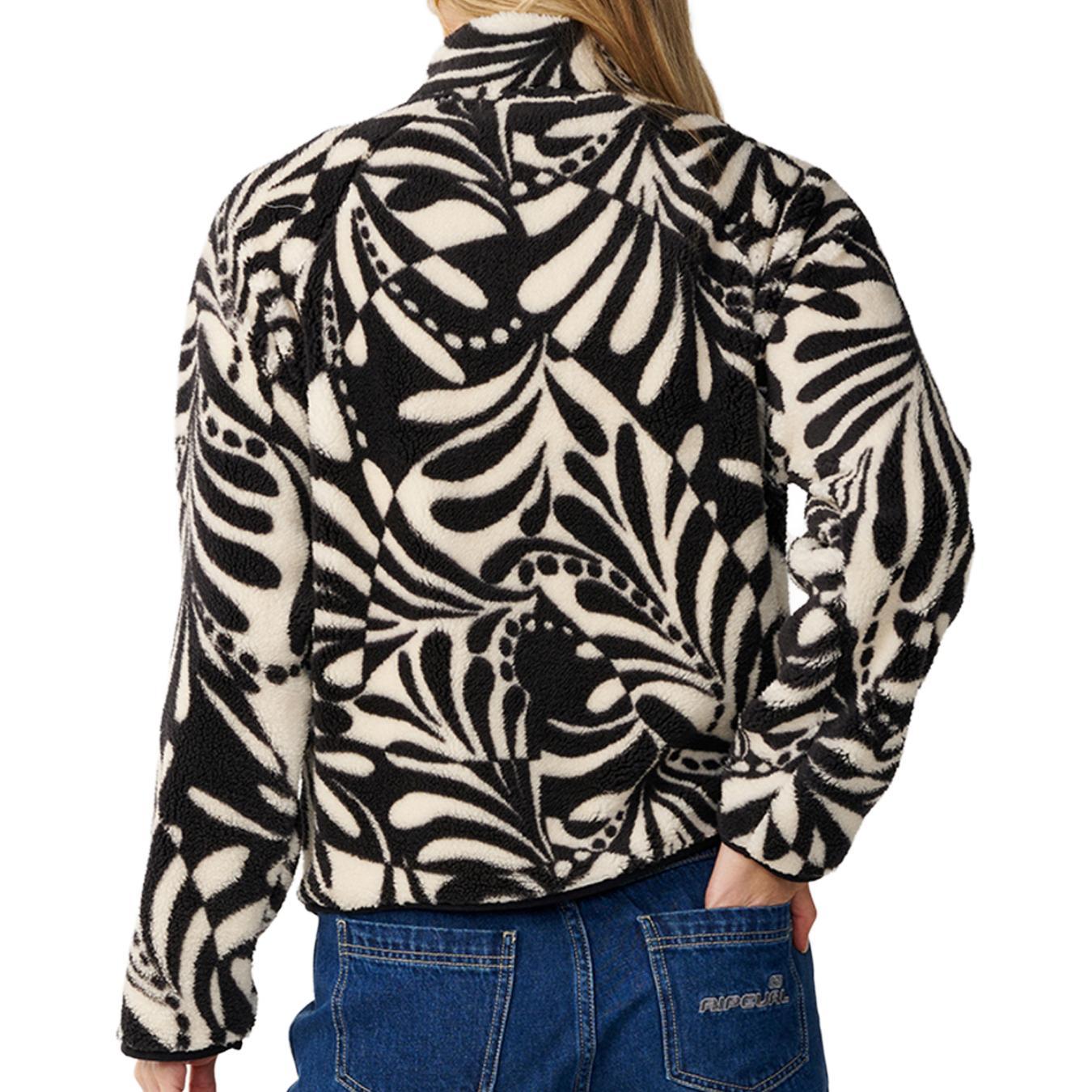 Party Wave Polar Allover Zip Thru Jacket