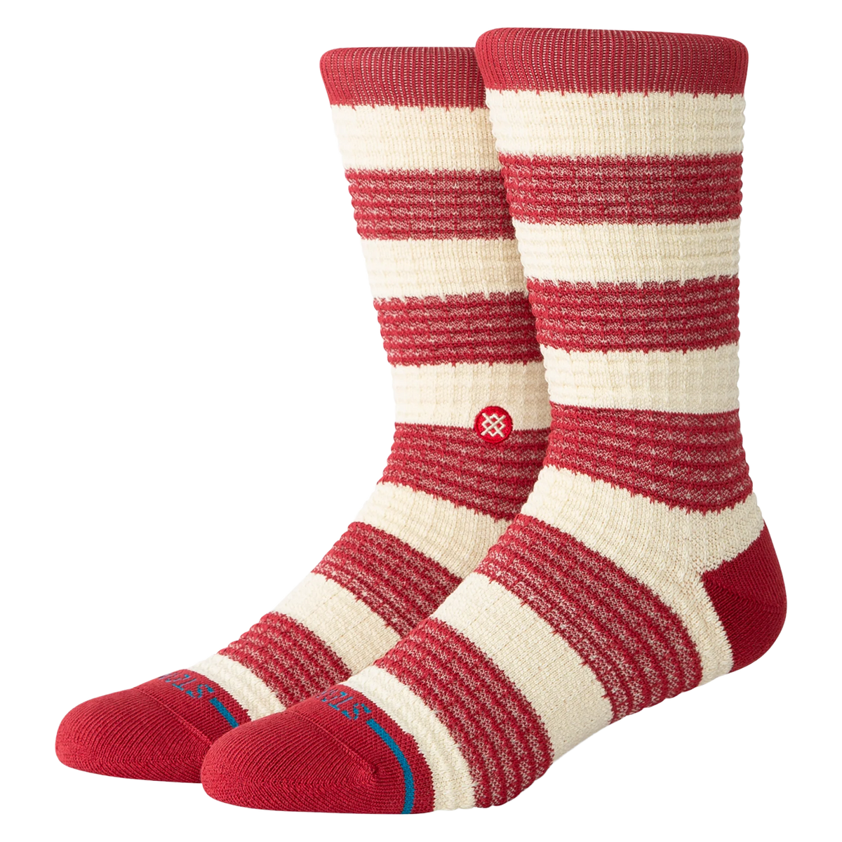 Peppermint Waffle Crew Sock