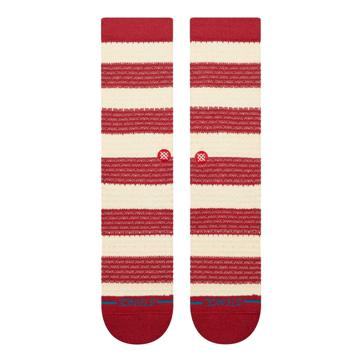 Peppermint Waffle Crew Sock