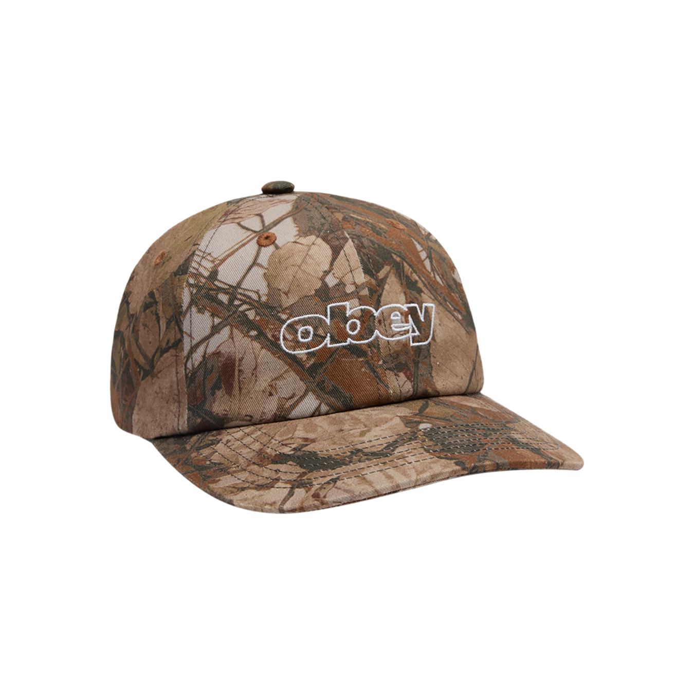 Pigment Slanted 6 Panel Strapback Hat
