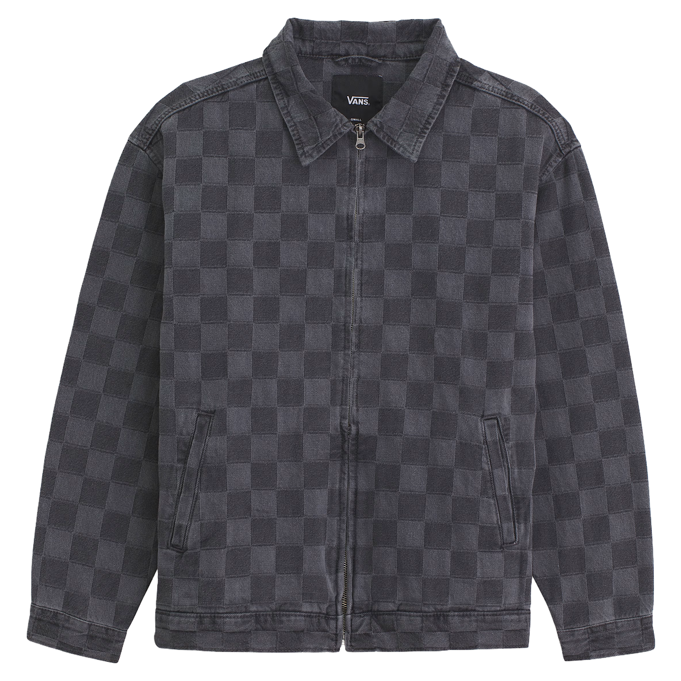 Pitstop Denim Checkered Station Jacket