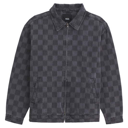 Pitstop Denim Checkered Station Jacket