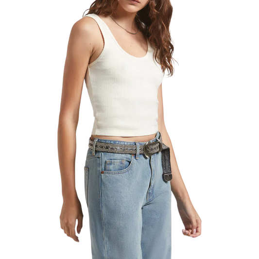 Pointelle Slim Fit Tank Top