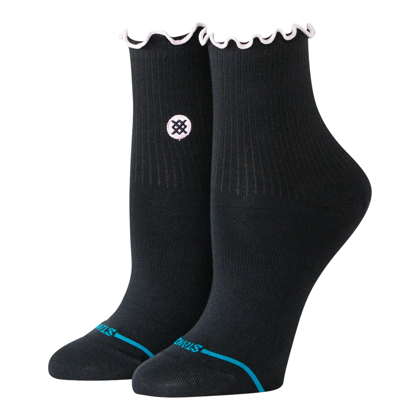 Pop Ruffle Icon Quarter Sock