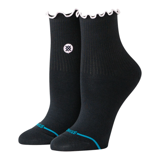 Pop Ruffle Icon Quarter Sock