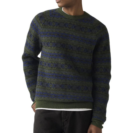 Presidio Raglan Ewan Fairisle Du Sweater