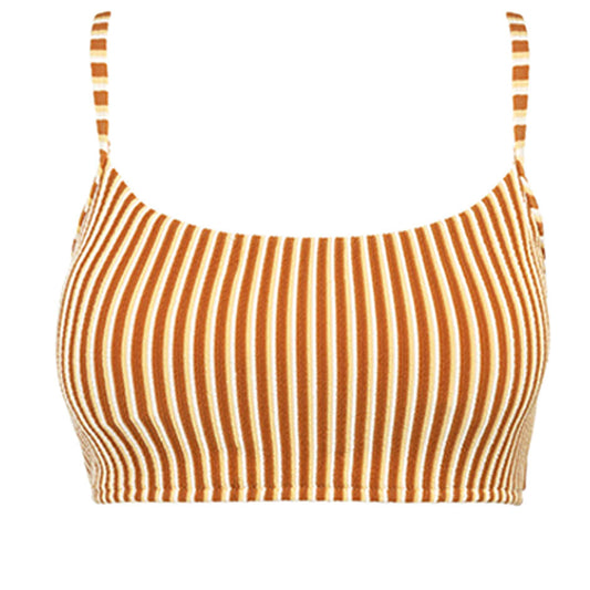 W Sunbather Stripe Crop Bikini SU23
