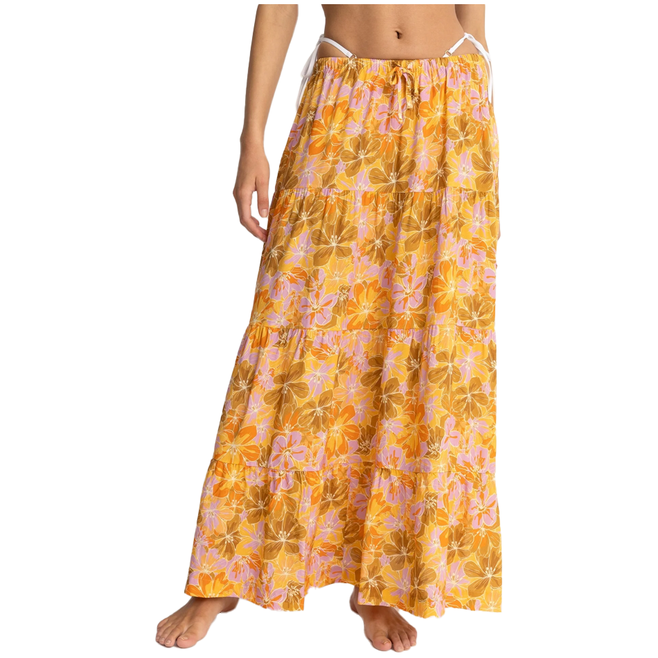 Mahana Floral Tired Maxi Skirt 2024