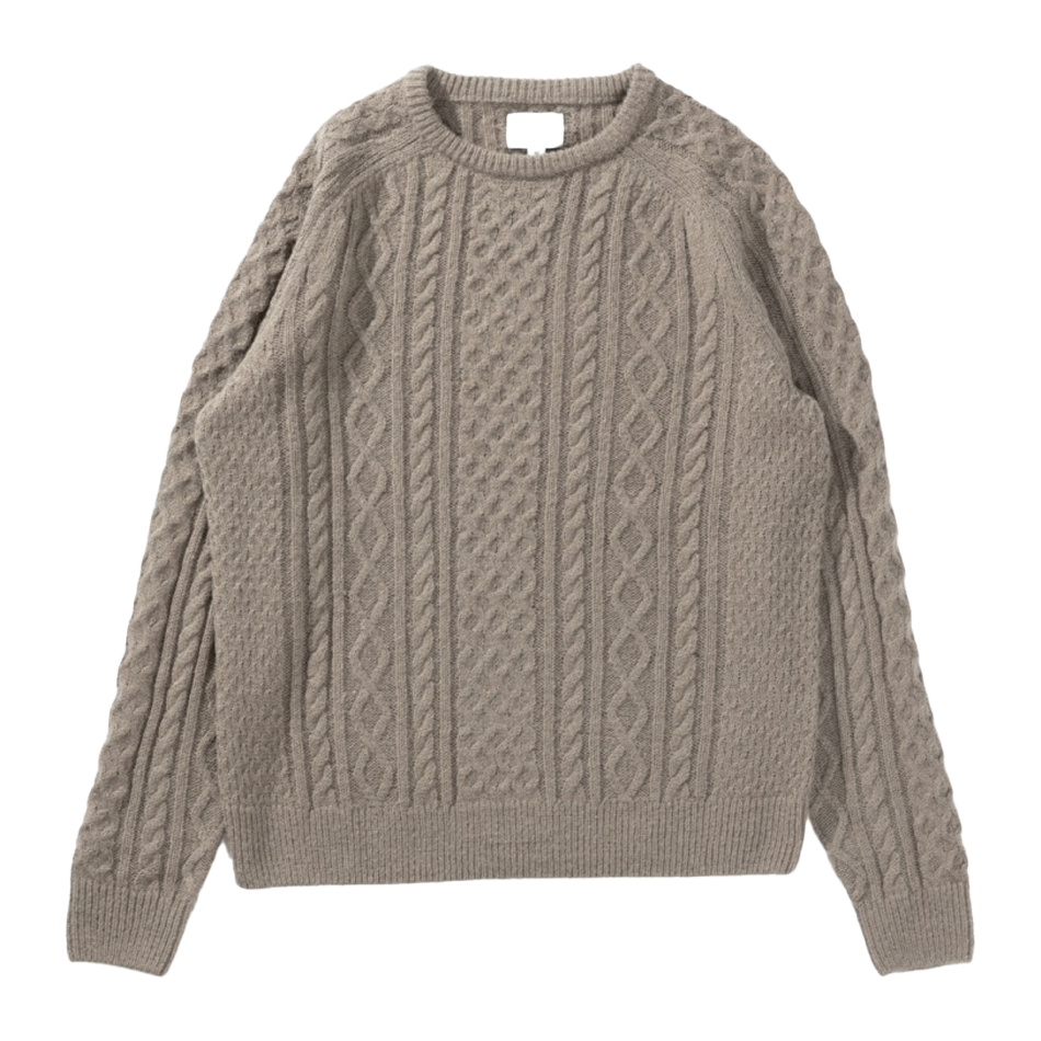 Mohair Fishermans Knit Sweater 2024