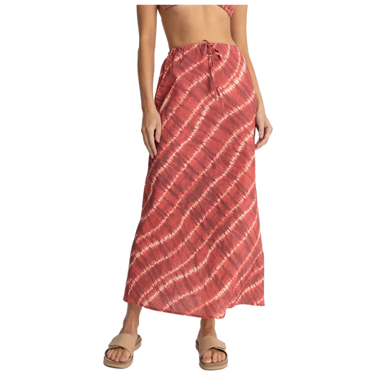 Sahara Tie Dye Bias Cut Maxi Skirt 2024