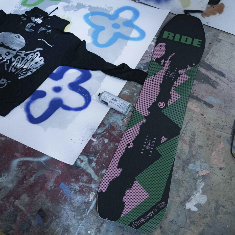 Trevor Andrew X Psychocandy Snowboard 2025