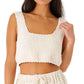 W Oceans Together Crochet Tank Top SP23