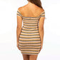 W Sundial Stripe Dress SU23