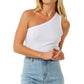 Asymmetrical Ribbed Tank Top 2024