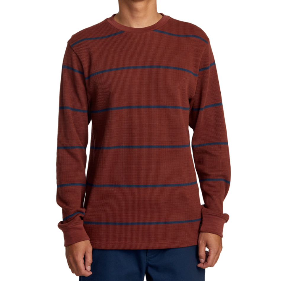 M Day Shift Thermal Stripe L/S T-Shirt FA23