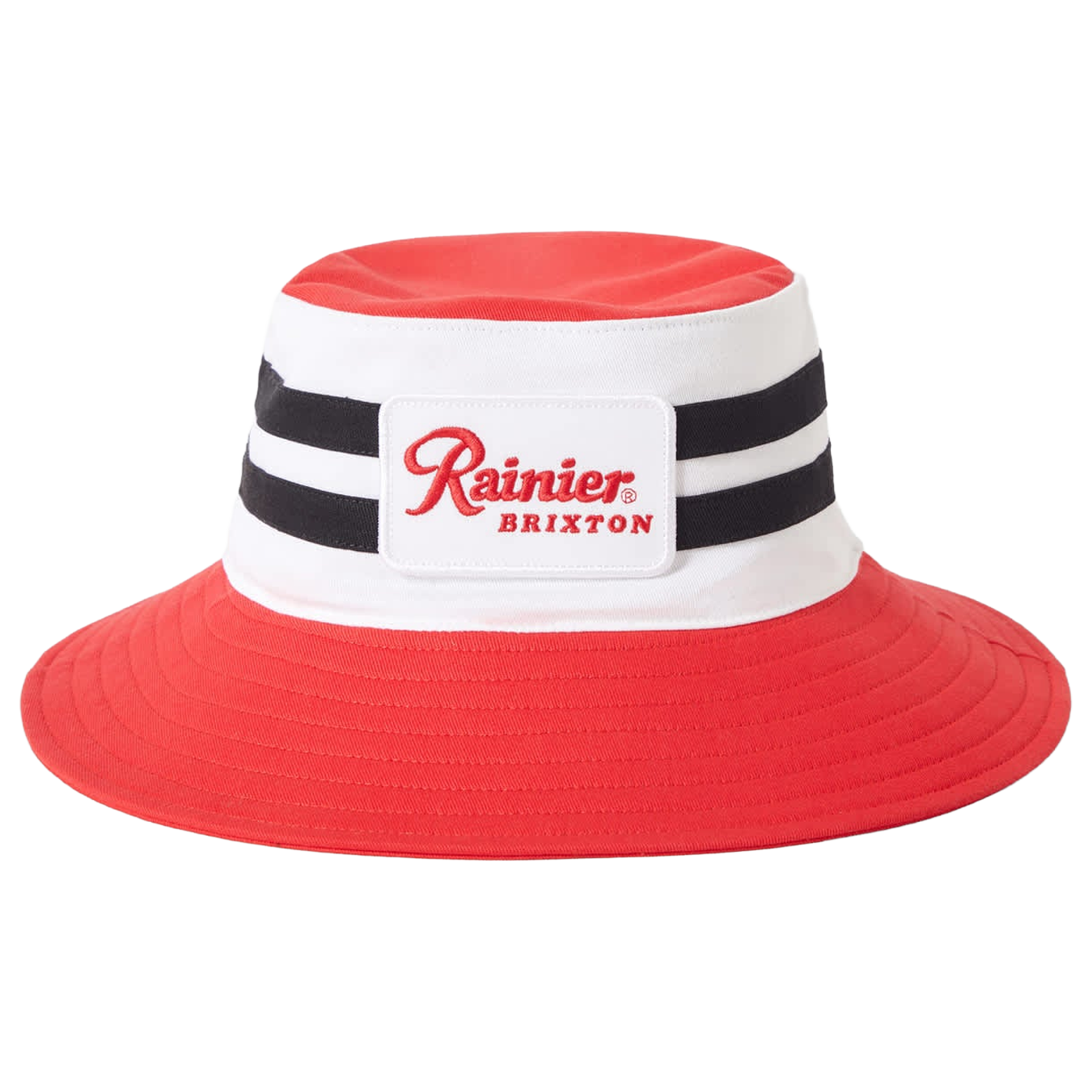 Rainier X Brixton Boonie Hat - Natural/Red