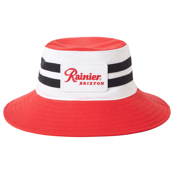 Rainier X Brixton Boonie Hat - Natural/Red