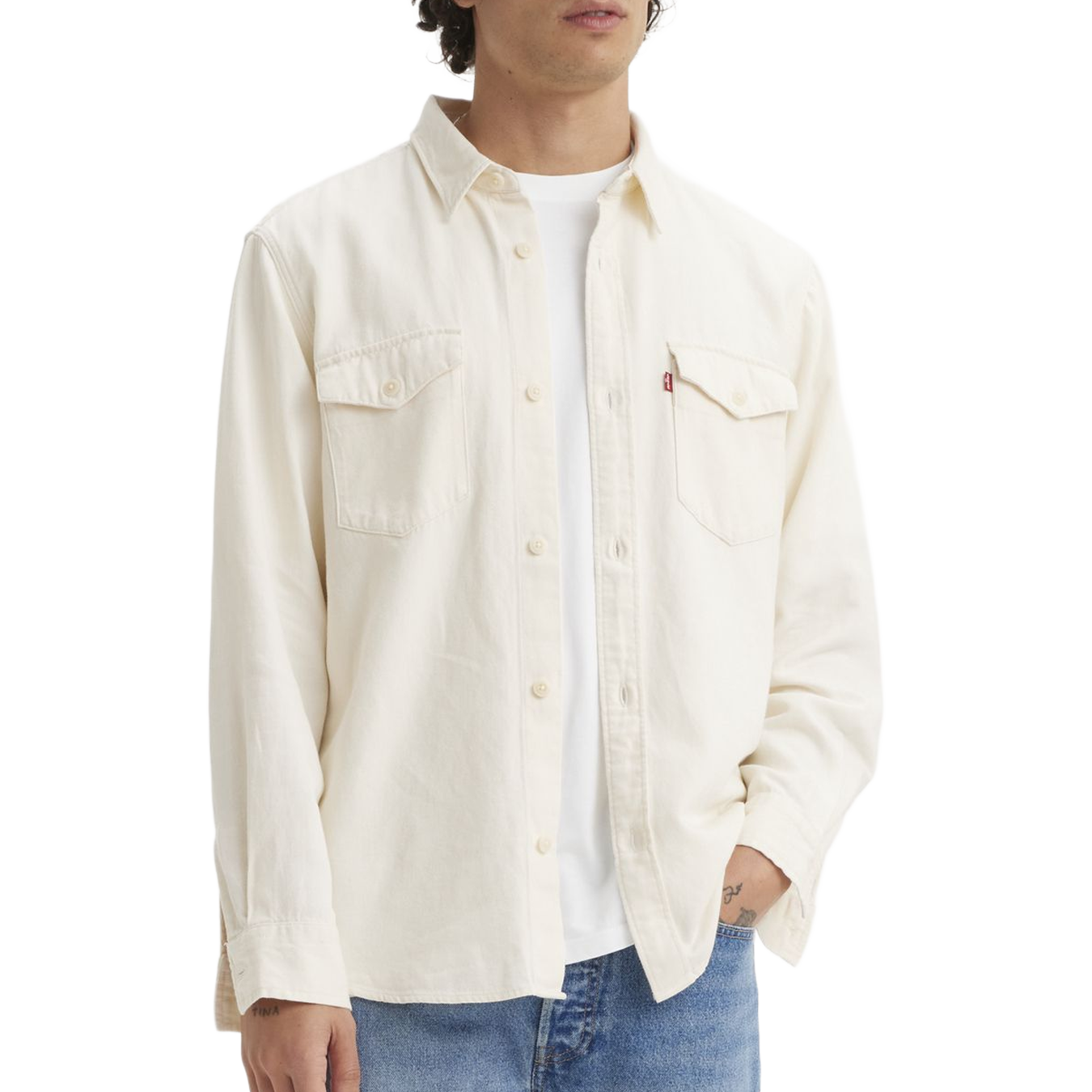 Relaxed Fit Western Fresh Ecru L/S