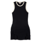 Ribbed Cinch Mini Dress
