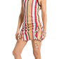 Ribbed Cinch Mini Dress