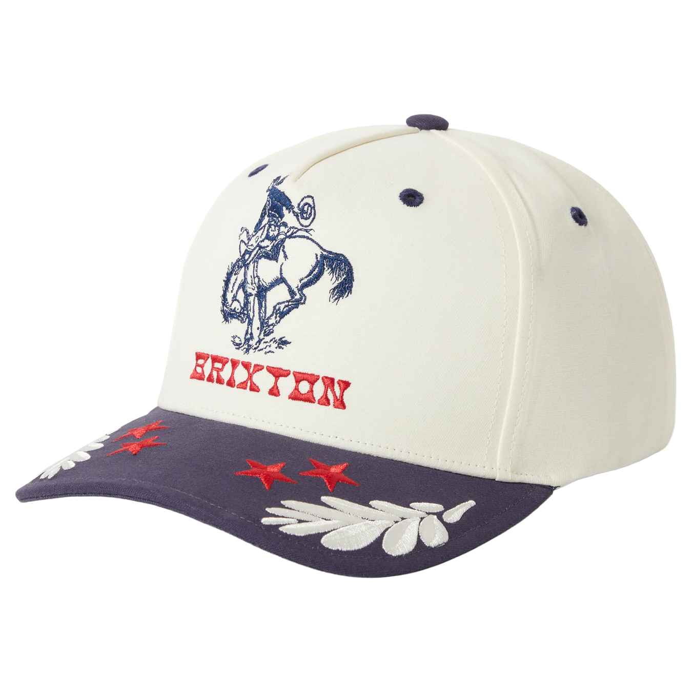 Rodeo C Np Mp Snapback Hat - Off White/Navy