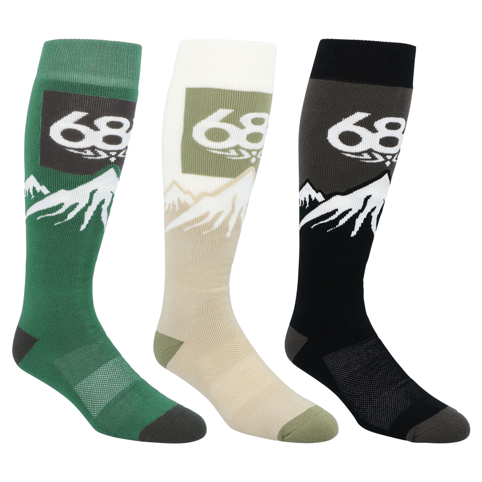 Snow Caps 3-Pack Sock 2025