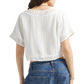 Seaside Eyelet Top