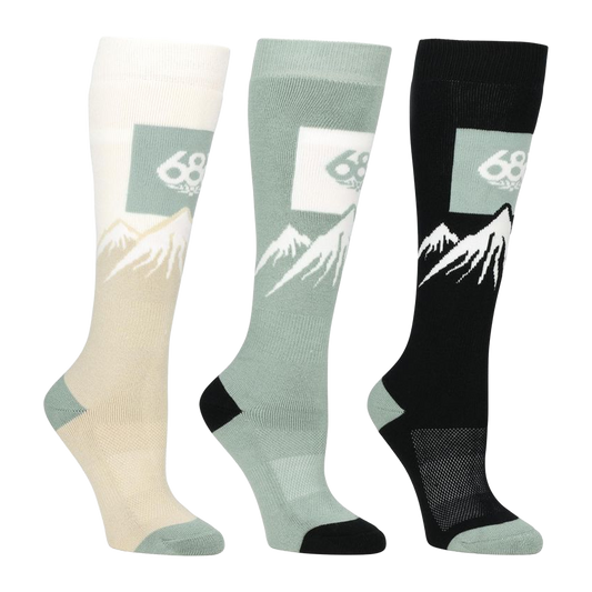 Snow Caps 3 Pack Sock 2026