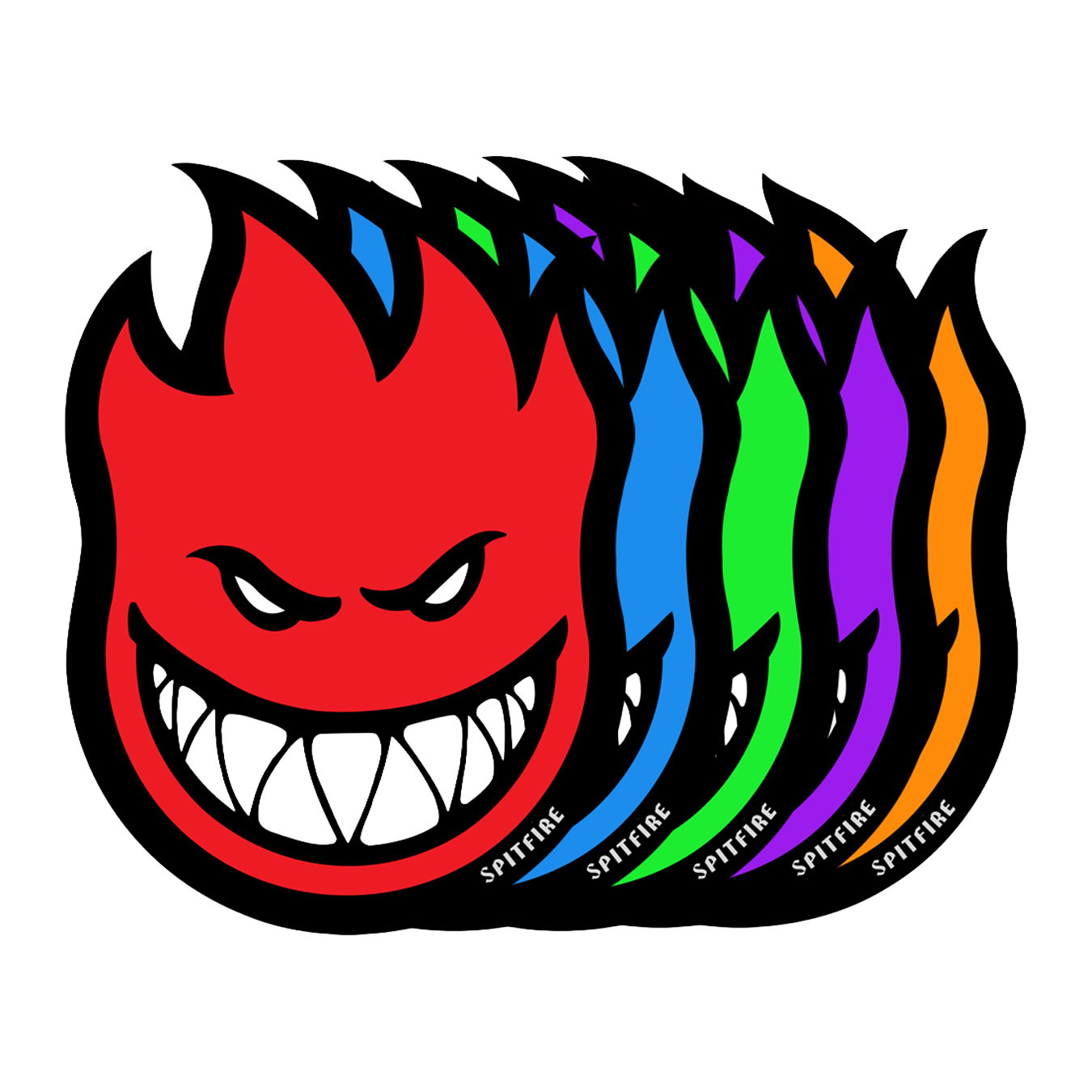 Spitfire Fireball Sticker