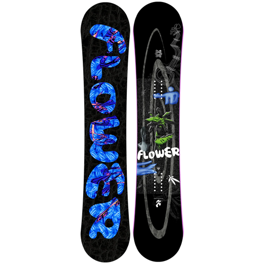 Flower Strange & Paranormal Black Snowboard