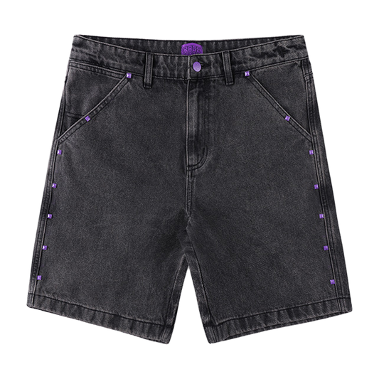 Studded Denim Walk Short