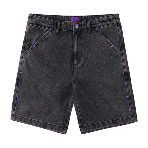 Studded Denim Walk Short