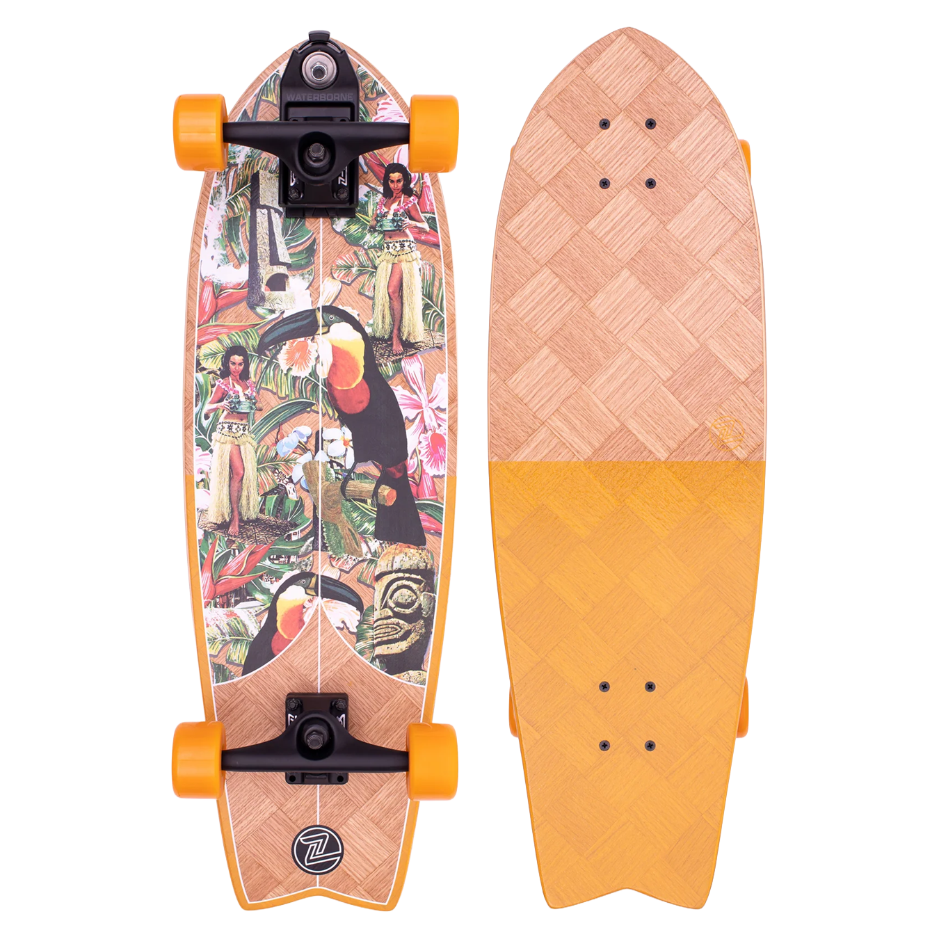 Surf Skate Banana Train Complete