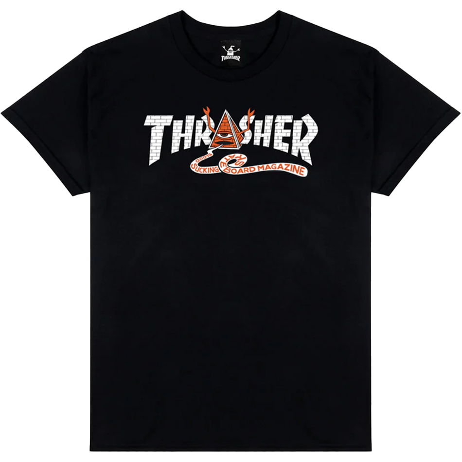 Thrasher X Toy Machine Pyramid S/S T-Shirt 2024