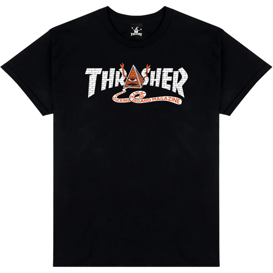 Thrasher X Toy Machine Pyramid S/S T-Shirt 2024