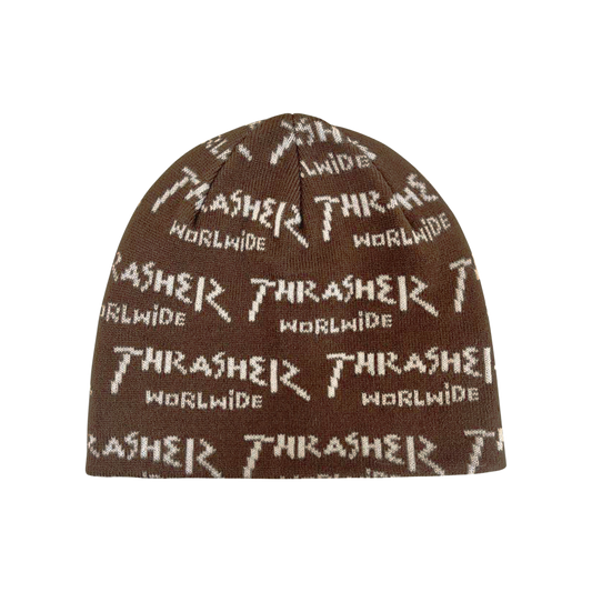 Thrasher X Spitfire Worldwide Skully Beanie
