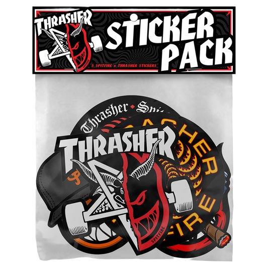 Thrasher X Spitfire Sticker Pack Sticker