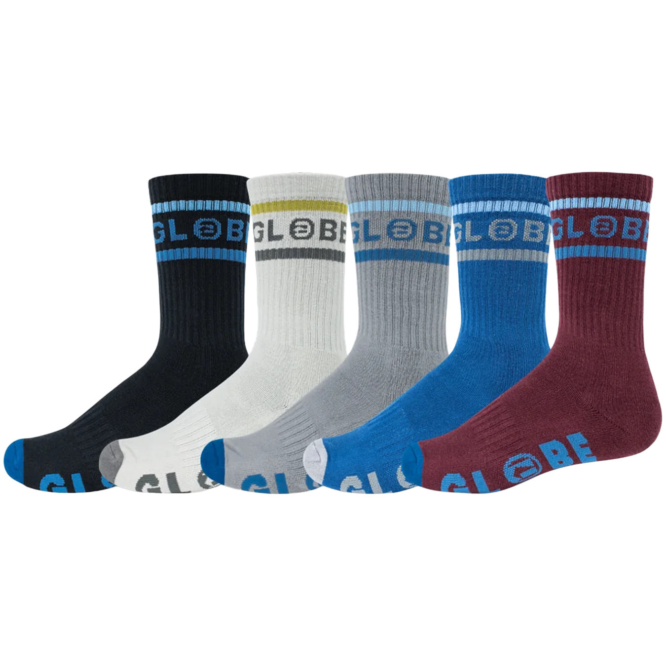 Tilt Hi Crew 5 Pack Sock