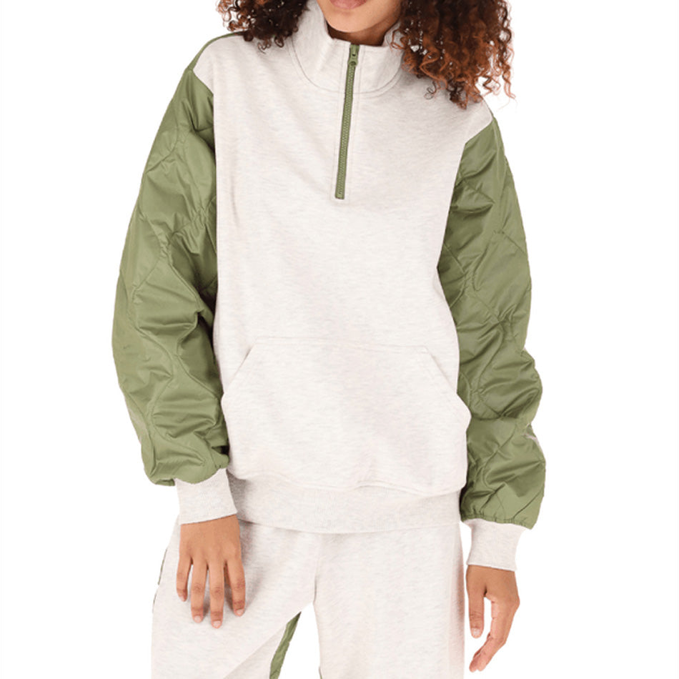 W Peake Mock Half Zip Fleece FA23