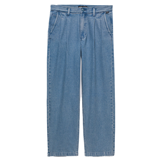 Authentic Chino Loose Tapered Pleated Denim Pant 2024