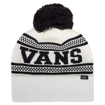 Check Pom Beanie