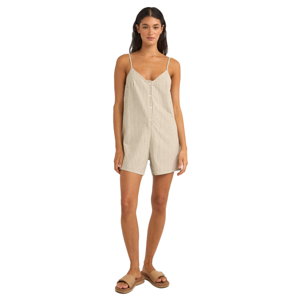 Valley Stripe Adjustable Romper