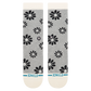 W's Floral Stitch Crew Sock
