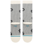 W's Floral Stitch Crew Sock