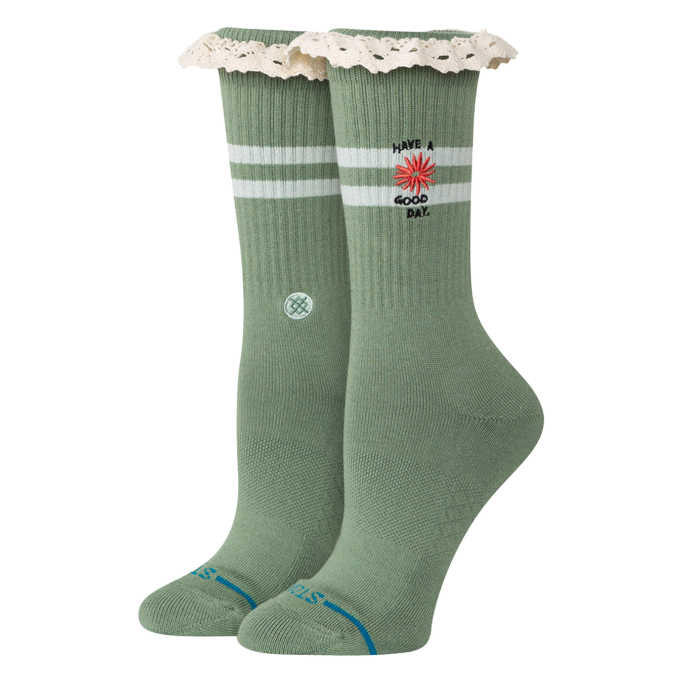 W's Have A Good Day Crew Sock