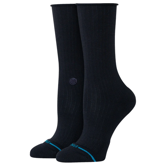 W's Rolled Solid Crew Sock