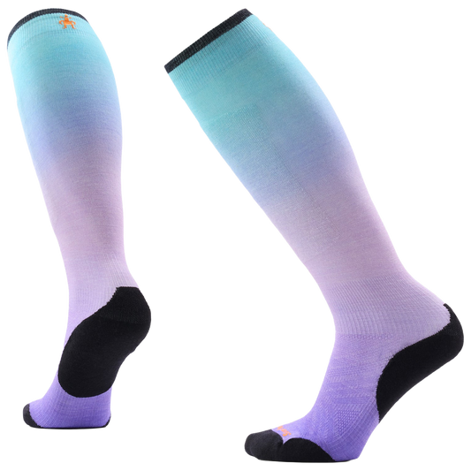 W's Ski Targeted Cushion Ombre Print OTC Sock